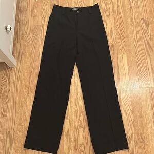 Zara high waisted straight leg trousers